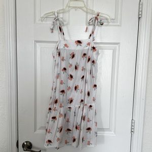 Loft Babydoll Papaya Beach Dress